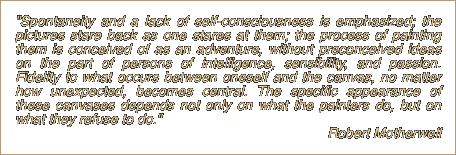 "Spontaneity and a lack of